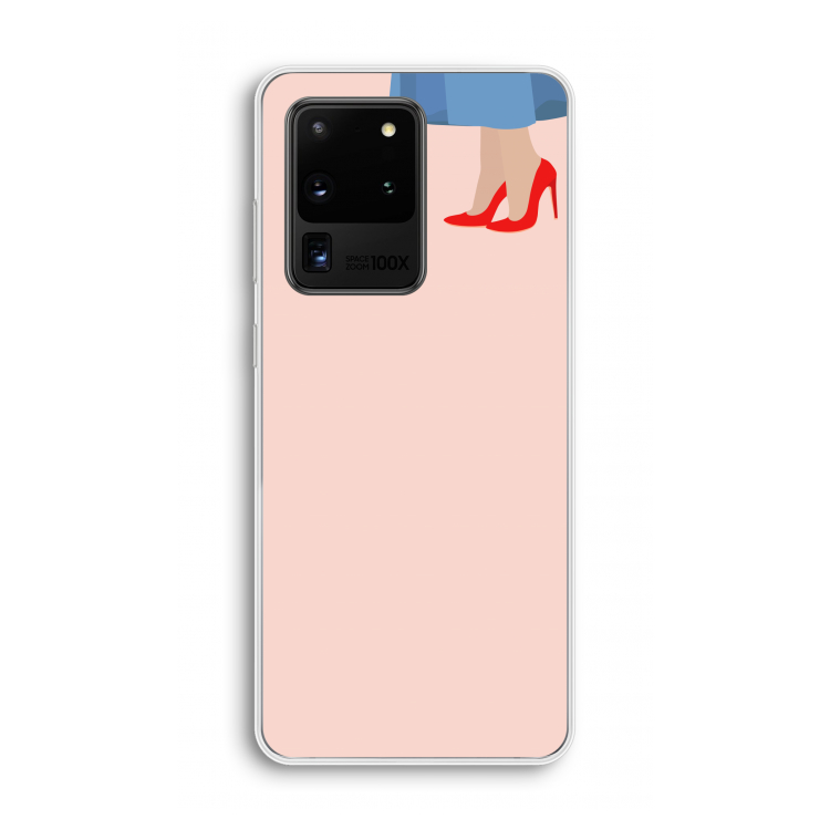 High heels: Samsung Galaxy S20 Ultra Transparant Hoesje