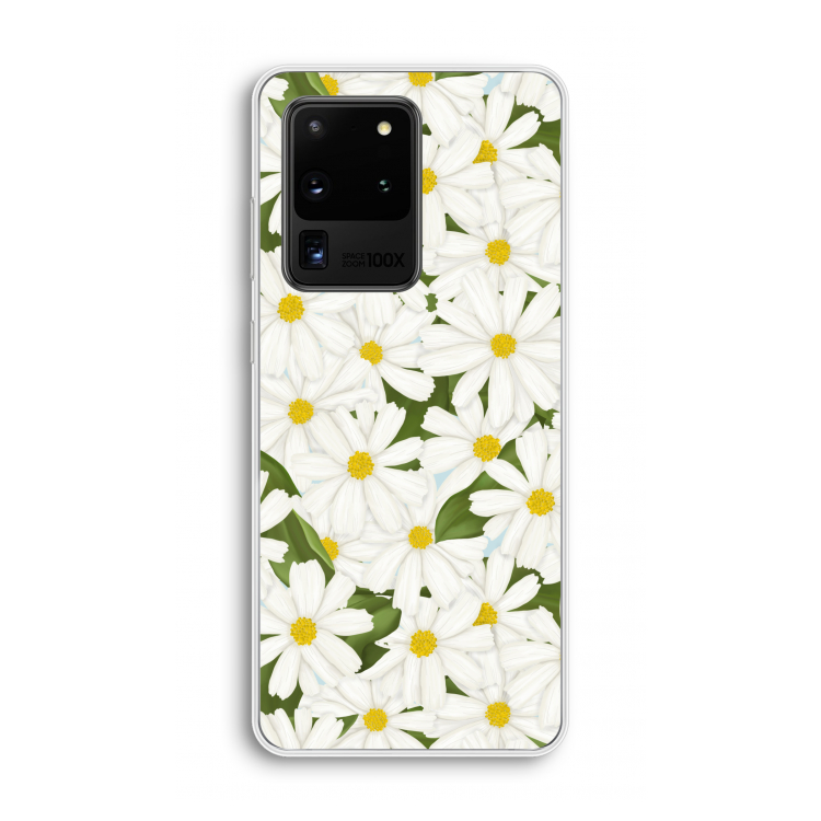 Summer Daisies: Samsung Galaxy S20 Ultra Transparant Hoesje