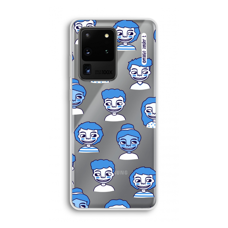 Gezichtjes: Samsung Galaxy S20 Ultra Transparant Hoesje