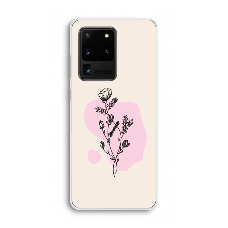 Roses are red: Samsung Galaxy S20 Ultra Transparant Hoesje