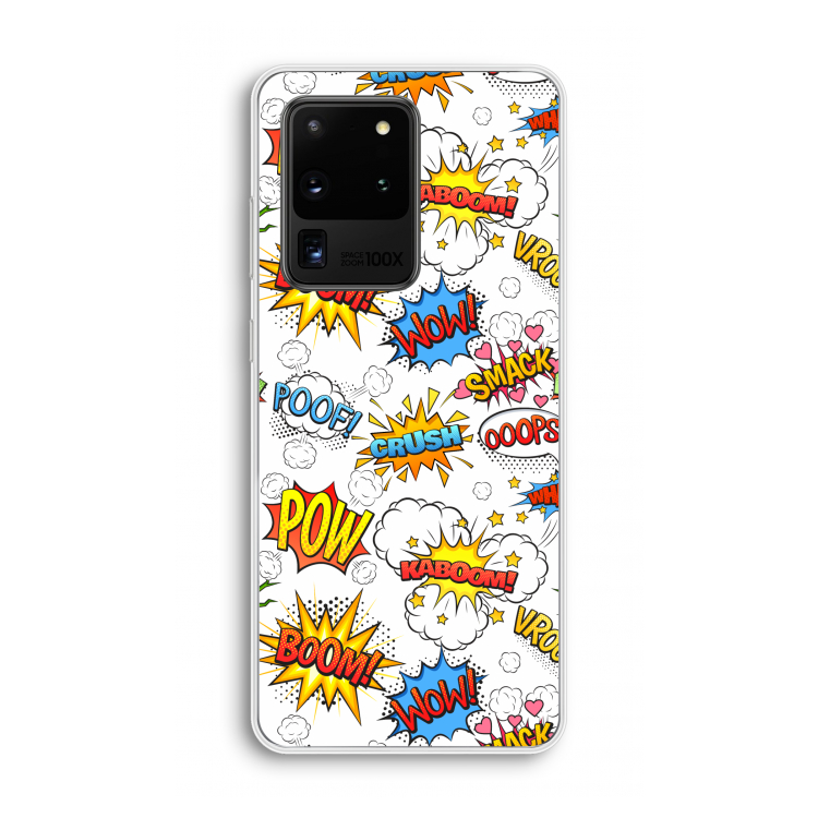 Pow Smack: Samsung Galaxy S20 Ultra Transparant Hoesje
