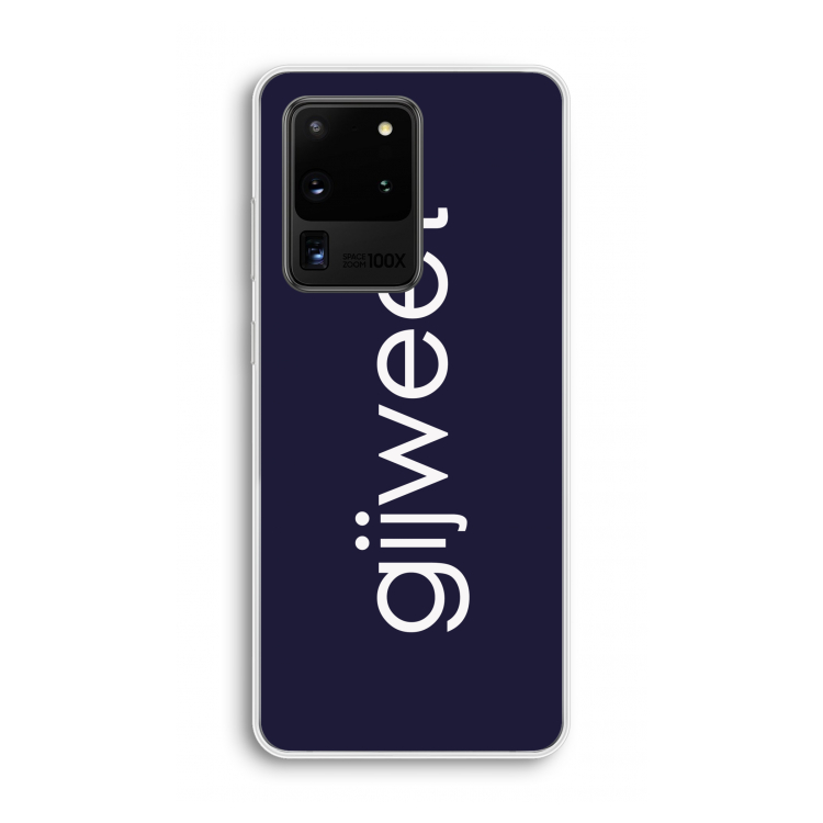 Gijweet: Samsung Galaxy S20 Ultra Transparant Hoesje