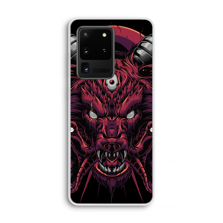 Hell Hound and Serpents: Samsung Galaxy S20 Ultra Transparant Hoesje