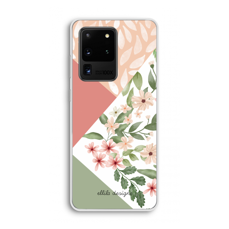 Sweet heaven geometrics: Samsung Galaxy S20 Ultra Transparant Hoesje