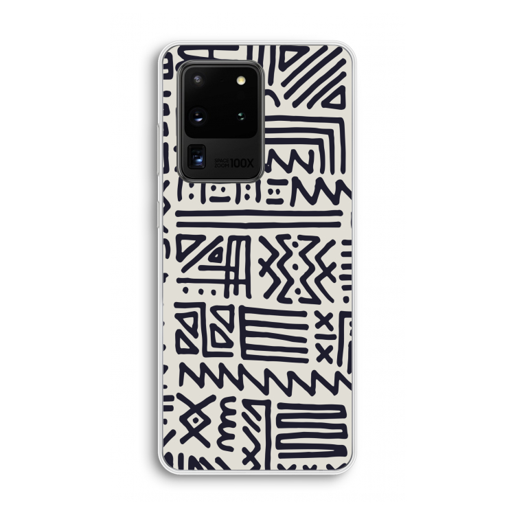 Marrakech print: Samsung Galaxy S20 Ultra Transparant Hoesje