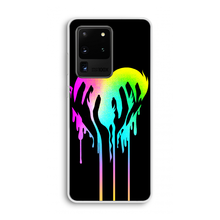 Hold My Heart: Samsung Galaxy S20 Ultra Transparant Hoesje