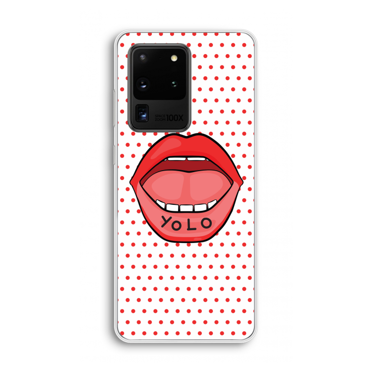 Yolo Denise: Samsung Galaxy S20 Ultra Transparant Hoesje