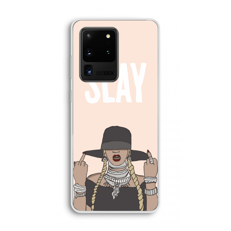 Slay All Day: Samsung Galaxy S20 Ultra Transparant Hoesje
