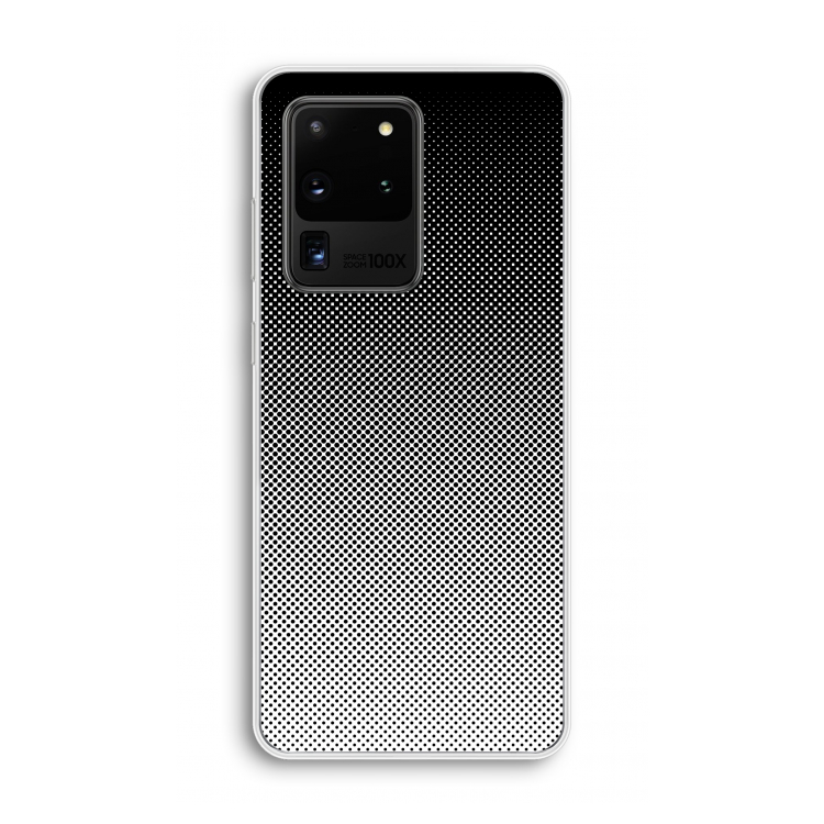 Musketon Halftone: Samsung Galaxy S20 Ultra Transparant Hoesje