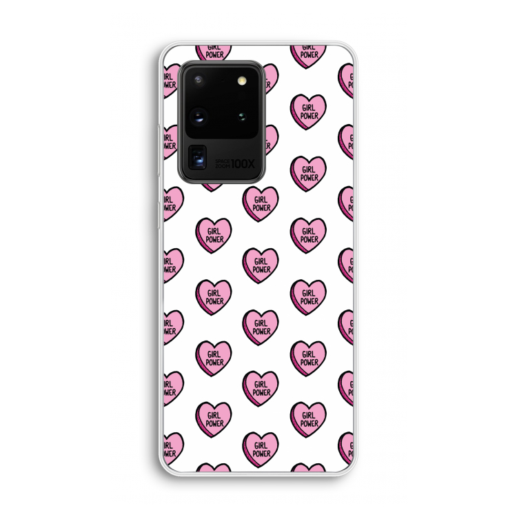 GIRL POWER: Samsung Galaxy S20 Ultra Transparant Hoesje