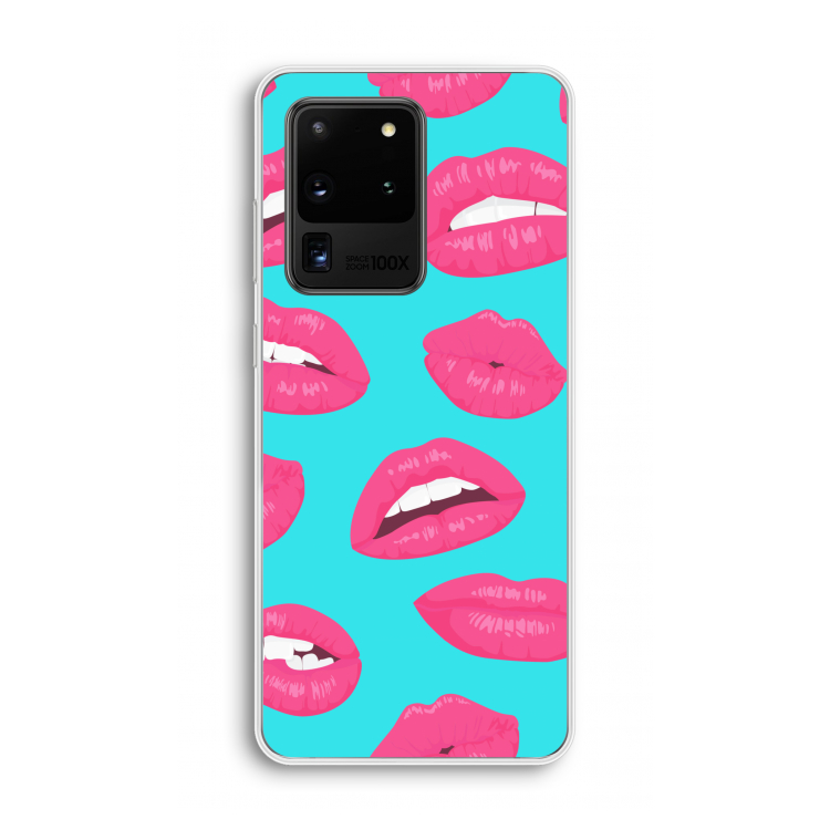 Bite my lip: Samsung Galaxy S20 Ultra Transparant Hoesje