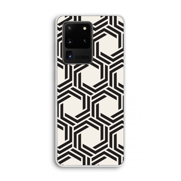 Geometrisch patroon: Samsung Galaxy S20 Ultra Transparant Hoesje