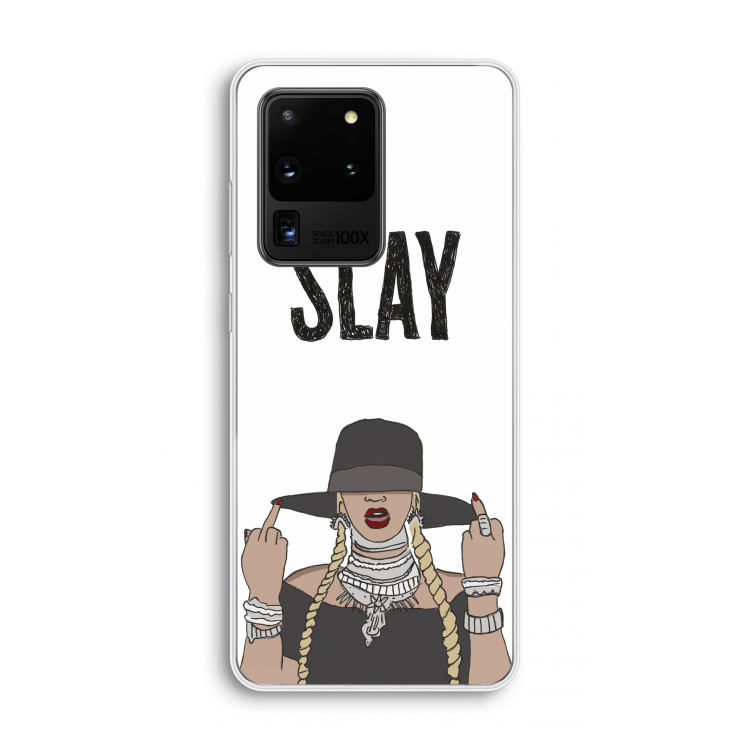 Slay All Day: Samsung Galaxy S20 Ultra Transparant Hoesje