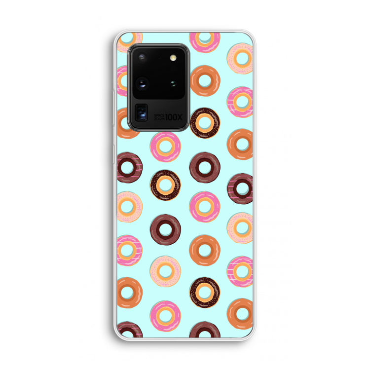 Donuts: Samsung Galaxy S20 Ultra Transparant Hoesje
