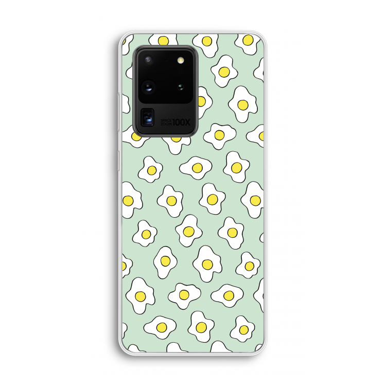 Spiegeleitjes: Samsung Galaxy S20 Ultra Transparant Hoesje