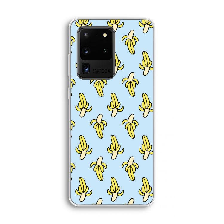 Bananas: Samsung Galaxy S20 Ultra Transparant Hoesje