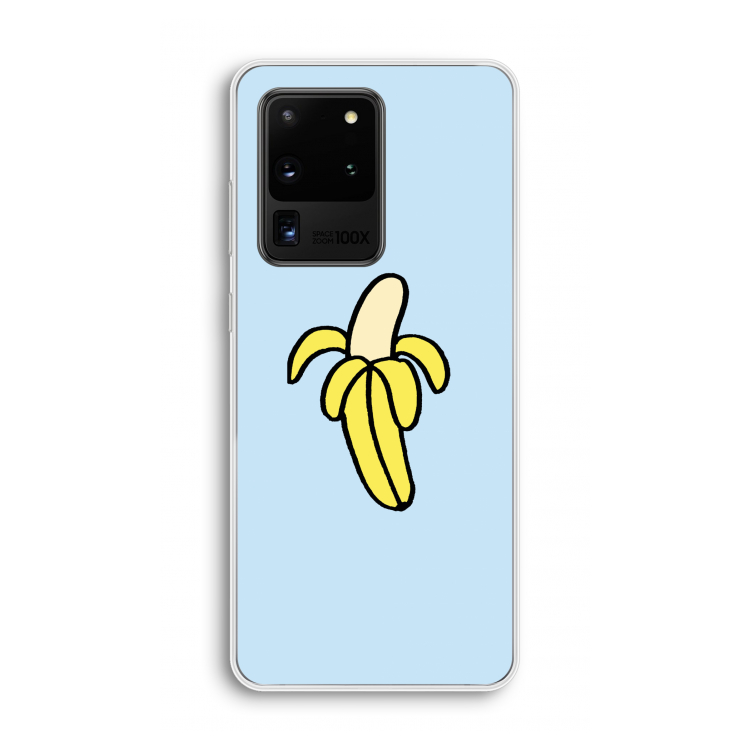 Banana: Samsung Galaxy S20 Ultra Transparant Hoesje
