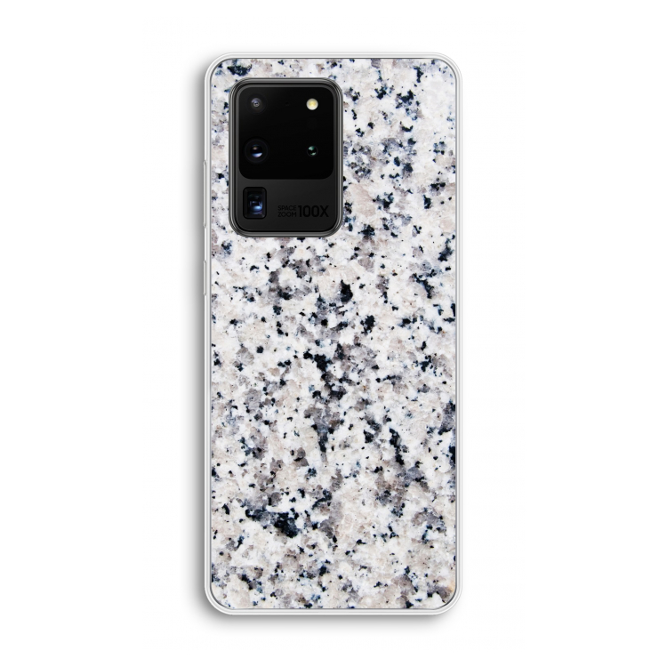 Gespikkelde marmer: Samsung Galaxy S20 Ultra Transparant Hoesje