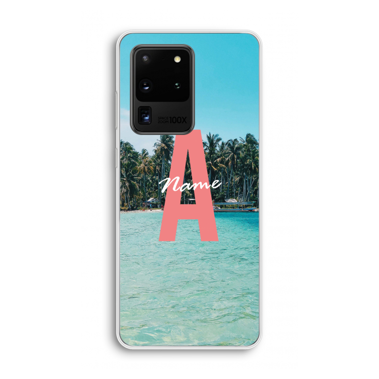 Pacific Dream: Samsung Galaxy S20 Ultra Transparant Hoesje