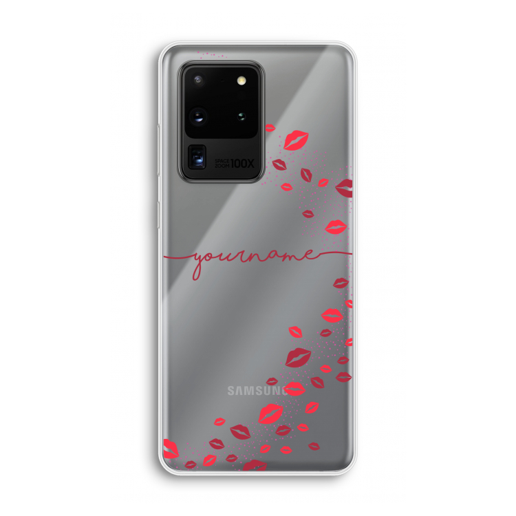 Kusjes: Samsung Galaxy S20 Ultra Transparant Hoesje