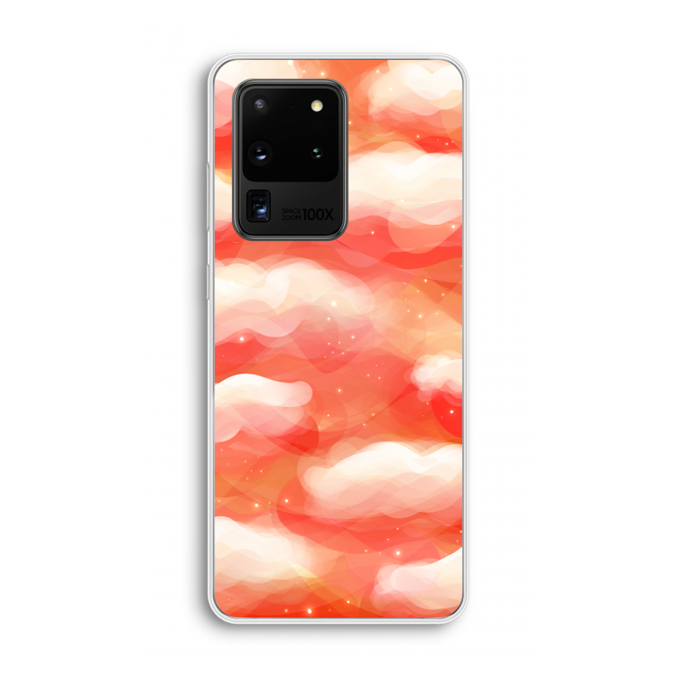 Lichte Wolken: Samsung Galaxy S20 Ultra Transparant Hoesje