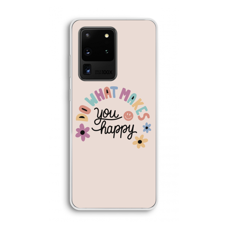 Happy days: Samsung Galaxy S20 Ultra Transparant Hoesje
