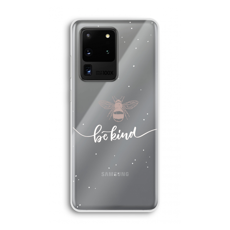 Be(e) kind: Samsung Galaxy S20 Ultra Transparant Hoesje