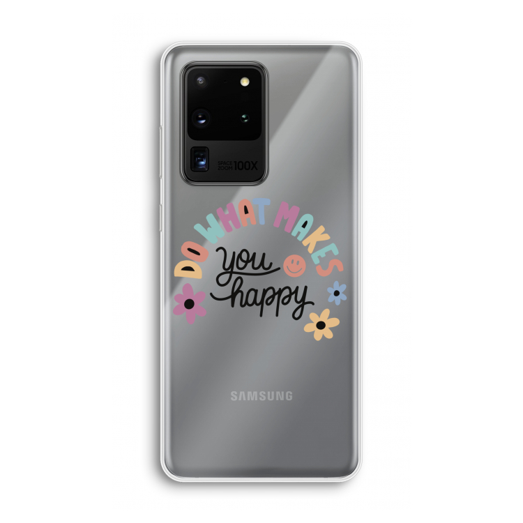 Happy days: Samsung Galaxy S20 Ultra Transparant Hoesje