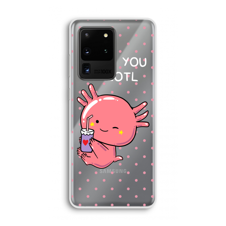 Love You A Lotl: Samsung Galaxy S20 Ultra Transparant Hoesje