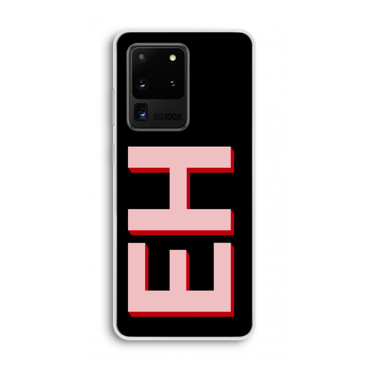 Monogram: Samsung Galaxy S20 Ultra Transparant Hoesje