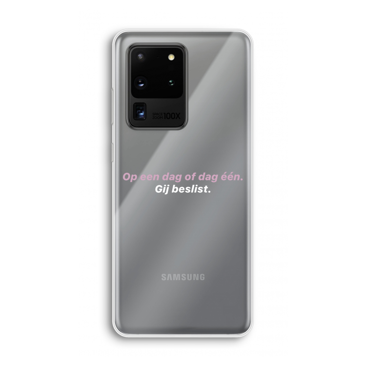 gij beslist: Samsung Galaxy S20 Ultra Transparant Hoesje