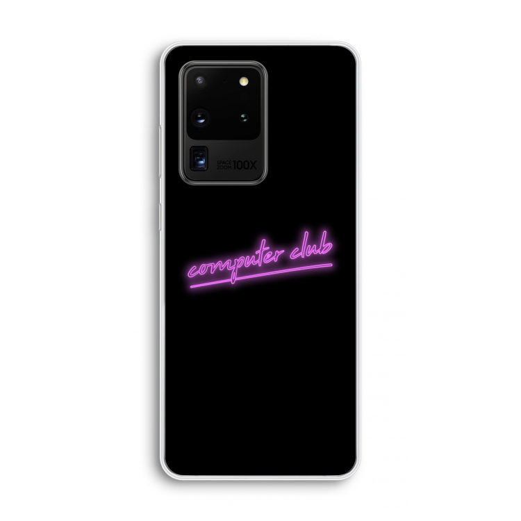 Vice Black: Samsung Galaxy S20 Ultra Transparant Hoesje