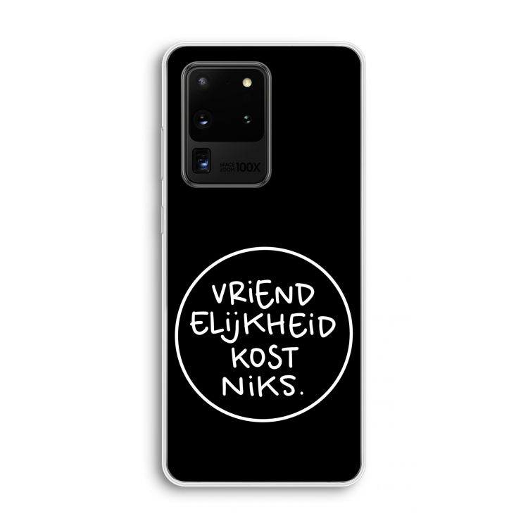 Vriendelijkheid: Samsung Galaxy S20 Ultra Transparant Hoesje