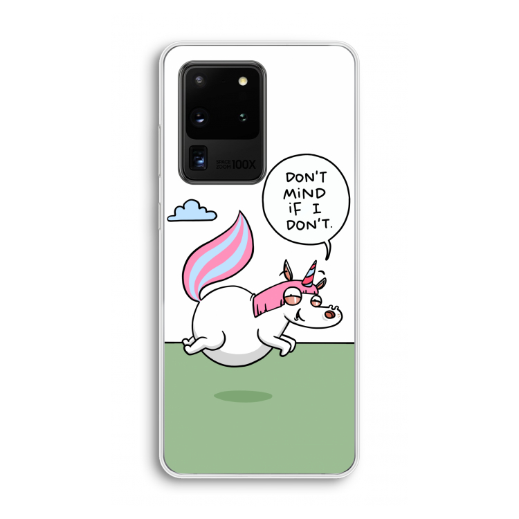 Unicorn: Samsung Galaxy S20 Ultra Transparant Hoesje