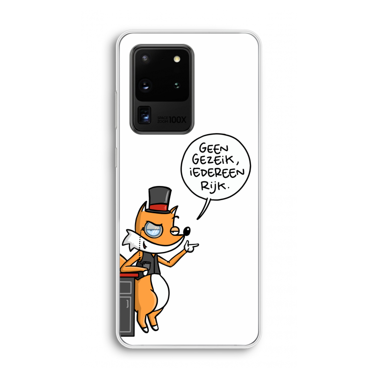 Geen Gezeik: Samsung Galaxy S20 Ultra Transparant Hoesje