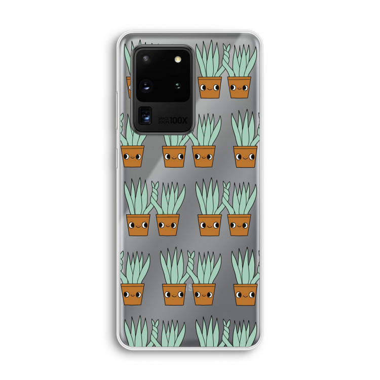 Sansevieria: Samsung Galaxy S20 Ultra Transparant Hoesje