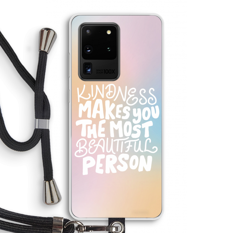 The prettiest: Samsung Galaxy S20 Ultra Transparant Hoesje met koord