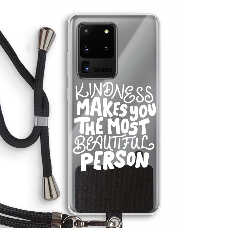 The prettiest: Samsung Galaxy S20 Ultra Transparant Hoesje met koord