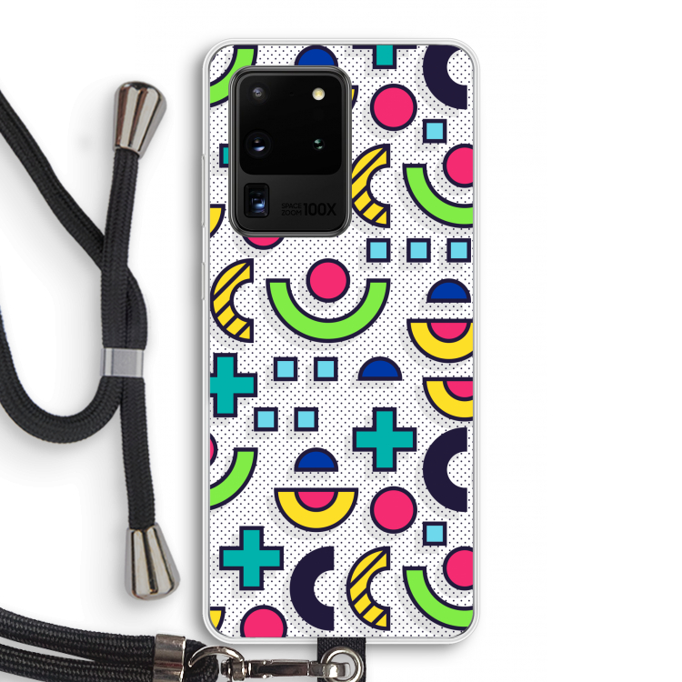 8-bit N°6: Samsung Galaxy S20 Ultra Transparant Hoesje met koord
