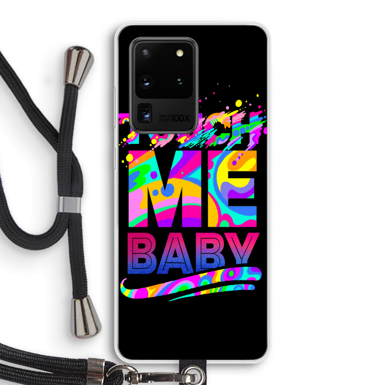 Touch Me: Samsung Galaxy S20 Ultra Transparant Hoesje met koord