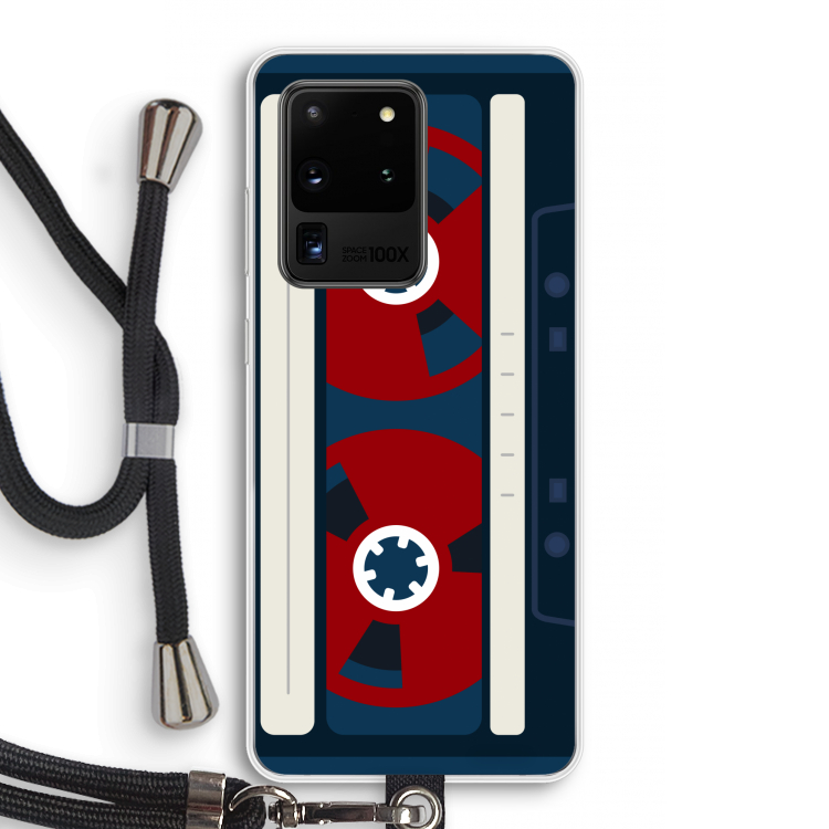 Here's your tape: Samsung Galaxy S20 Ultra Transparant Hoesje met koord