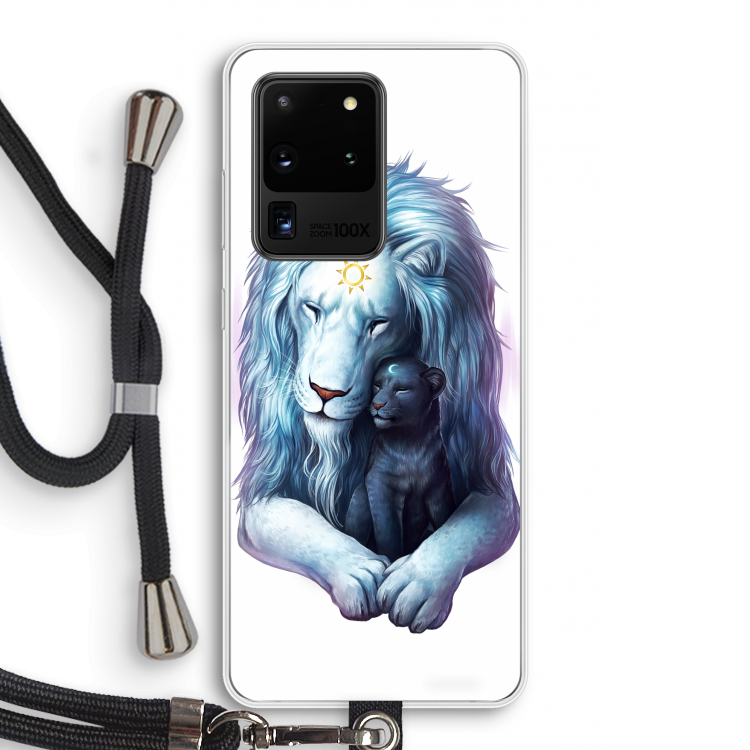 Child Of Light: Samsung Galaxy S20 Ultra Transparant Hoesje met koord