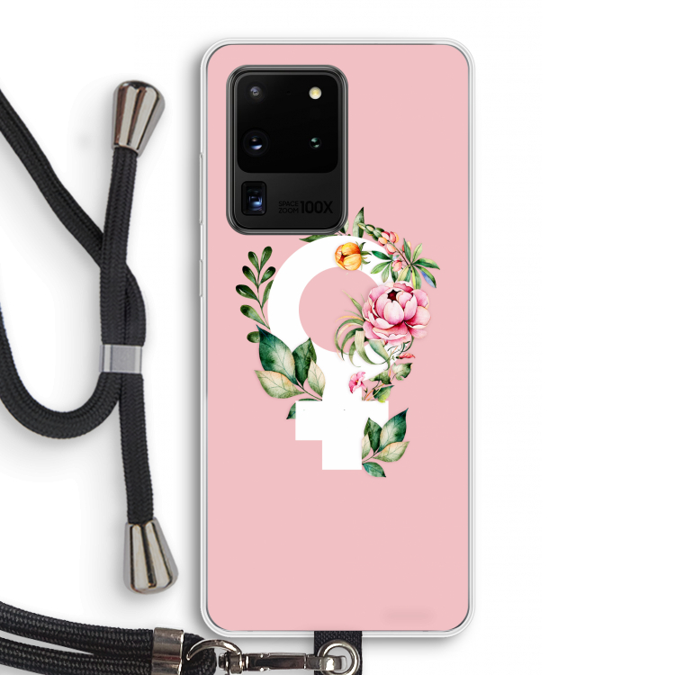 Venus: Samsung Galaxy S20 Ultra Transparant Hoesje met koord