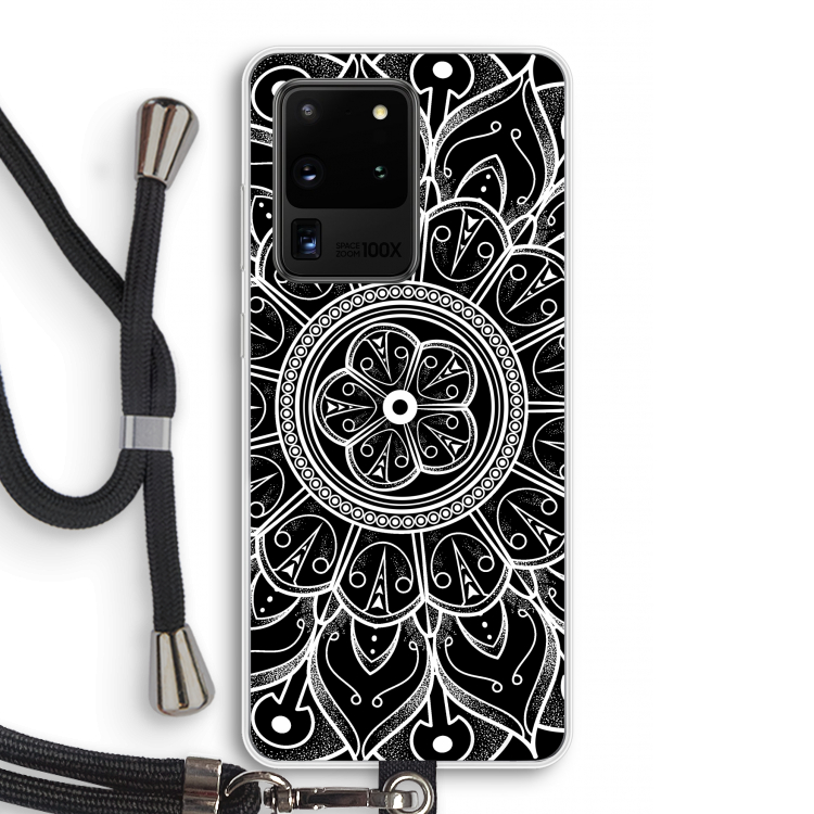 Roses Are Red: Samsung Galaxy S20 Ultra Transparant Hoesje met koord
