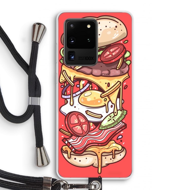 Diet Coke Please: Samsung Galaxy S20 Ultra Transparant Hoesje met koord