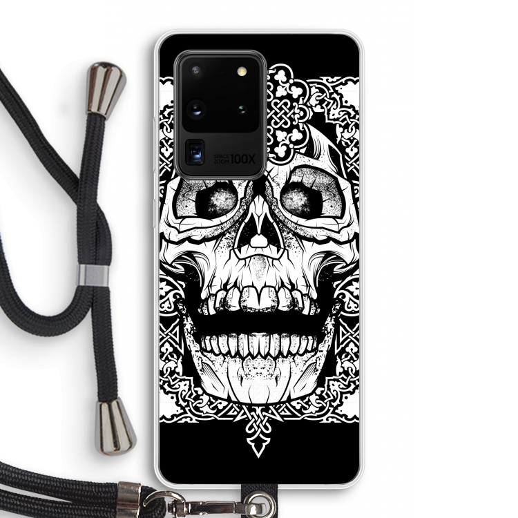 Seek & Destroy: Samsung Galaxy S20 Ultra Transparant Hoesje met koord