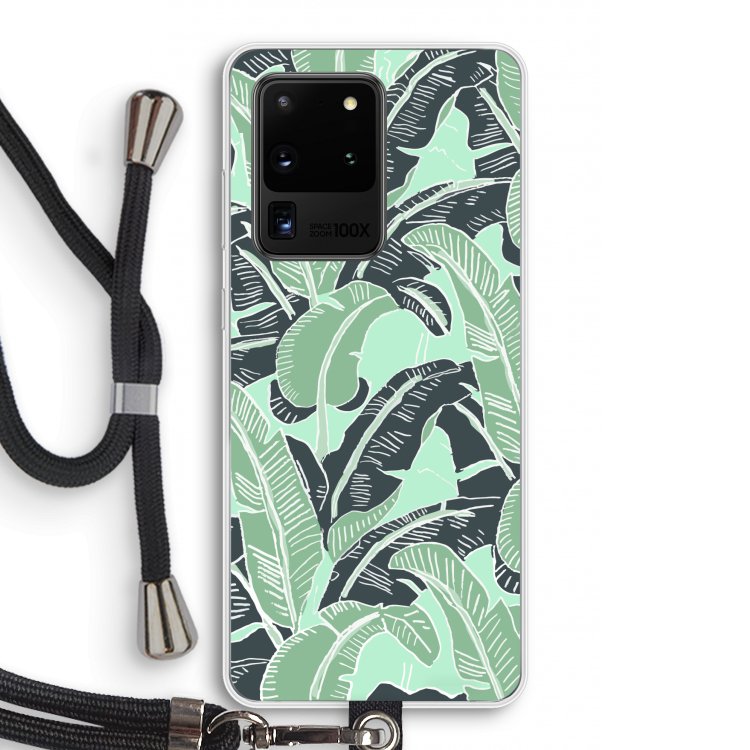 This Sh*t Is Bananas: Samsung Galaxy S20 Ultra Transparant Hoesje met koord