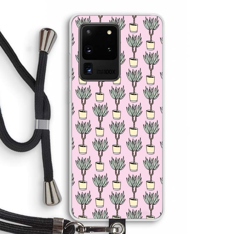 Boompje: Samsung Galaxy S20 Ultra Transparant Hoesje met koord