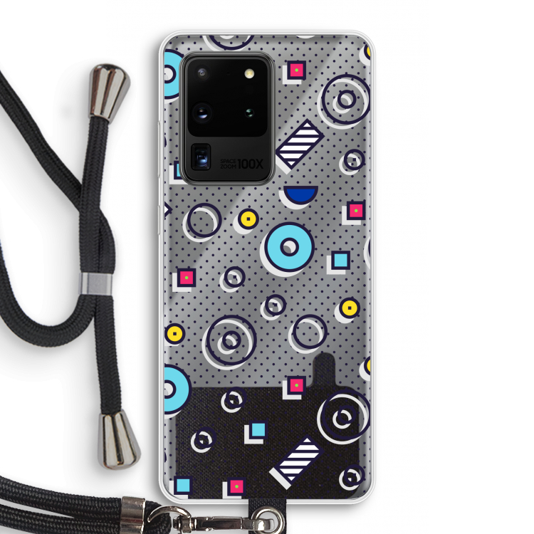 8-bit N°9: Samsung Galaxy S20 Ultra Transparant Hoesje met koord