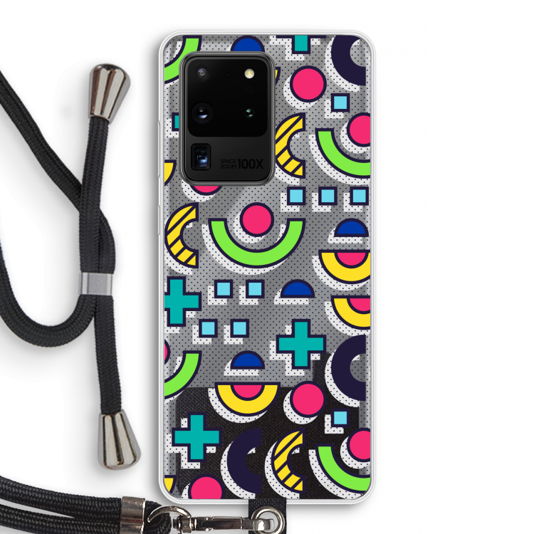 8-bit N°6: Samsung Galaxy S20 Ultra Transparant Hoesje met koord